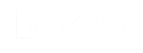 Loox White logo with transparent background